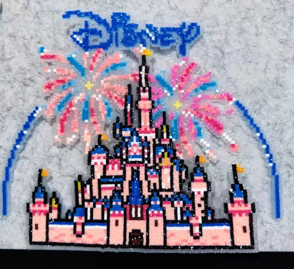 Castle bead art