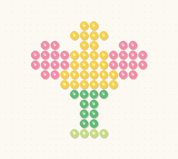 Flower bead art