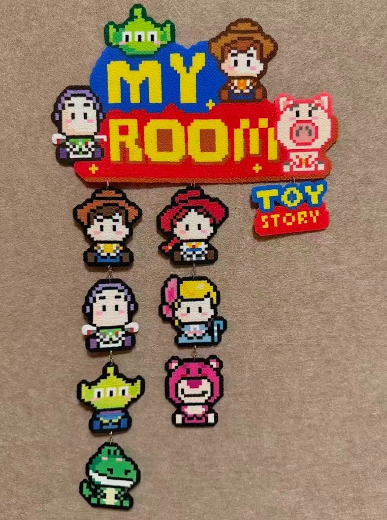 Toy Story bead art